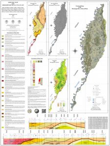 Map of the Mississippi River Alluvial Plain